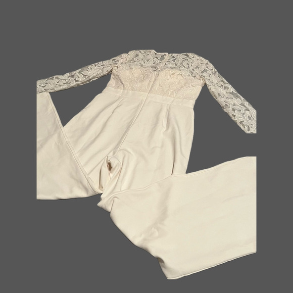 Eliza J Pants - ELIZA J~IVORY JUMPSUIT~NWT~12